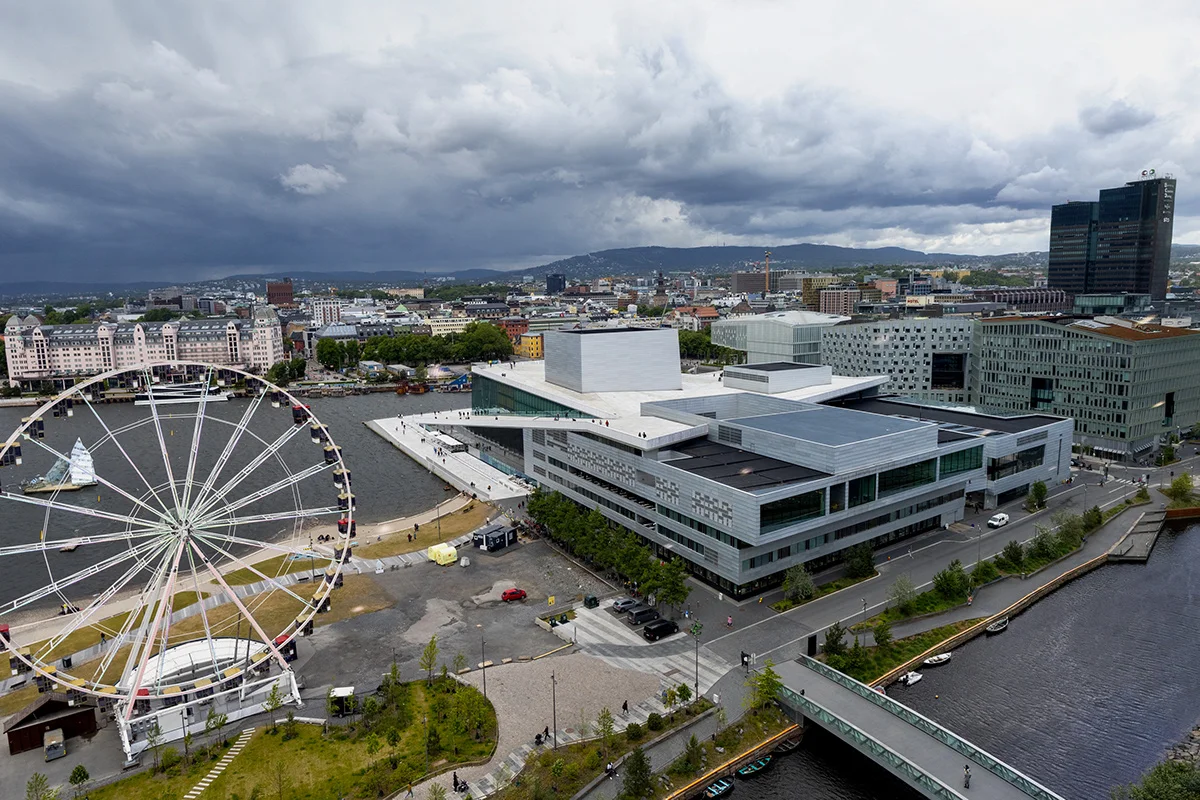 Oslo, vue depuis le musée Munch